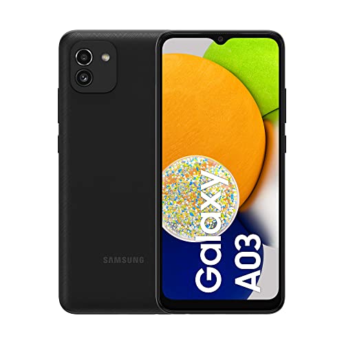 Samsung Galaxy A03 Smartphone Android 6,5 Pollici, Display Infinity-V Hd+, 4 Gb Di Ram E 64 Gb Di Memoria Interna Espandibile, Batteria 5.000 Mah, Awe