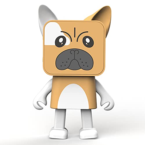 Altoparlante Bluetooth A Forma Di Bulldog Che Balla - Piccola Cassa Portatile - Speaker Potente Per Cell O Pc - Wireless - Autonomia Fino A 5H - Desig