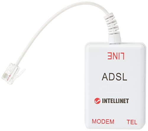 Intracom Pc-0754 Filtro Adsl, Plug Rj11 Bulk, Bianco