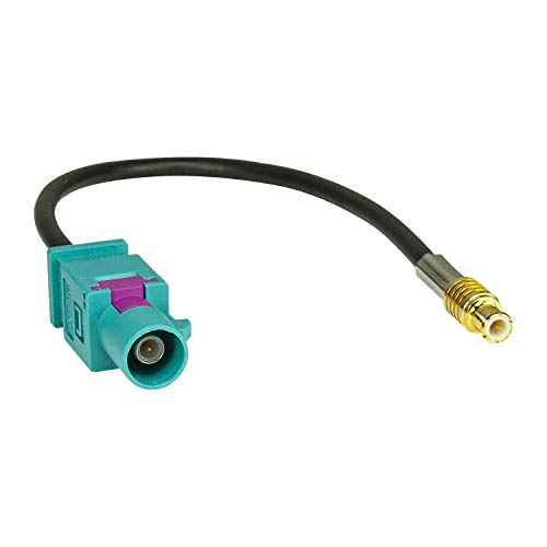 Tomzz Audio 1500-049 Fakra (M) Adattatore Per Antenna Da Spina Fakra (M) A Spina Mcx (M) Spina Dab Antenna