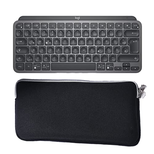 Bright Custodia Da Viaggio Per Logitech Mx Keys Mini, Compatibile Con I Nuovi Tasti Logitech Mx Mini (Nero)