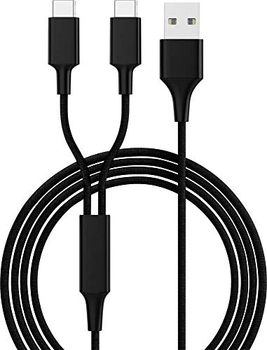 Smrter Cavo Di Ricarica Usb 2.0 Usb-A Maschio, Usb-C Maschio 1.20 M, Nero Hydra_Duo_C_Bk