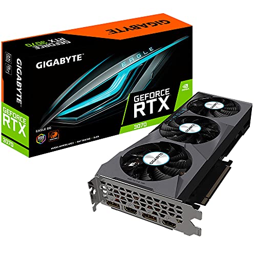 Gigabyte Gv-N3070Eagle-8Gd 2.0 Lhr Version Nvidia. 8 Gb. Geforce Rtx 3070. Gddr6. Pci-E 4.0 X 16. Processor Frequency 1725 Mhz. Hdmi Ports Quantity 2.