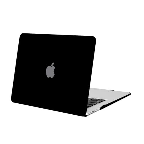 Mosiso Case Compatibile Con Macbook Air 13 Pollici (Modelli: A1369 & A1466, Versione Precedente 2010-2017 Uscita), Custodia Rigid In Plastica, Nero