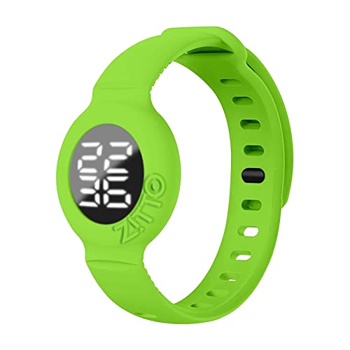 Zittomyo Watch Orologio In Silicone Quadrante Led (Acid Green)