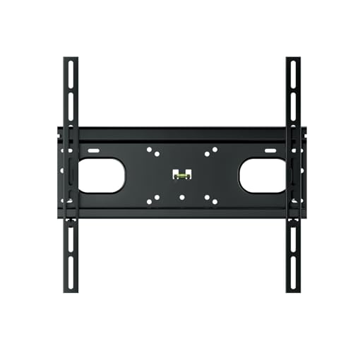 Meliconi Slimstyle Plus Extra 400F, Supporto Tv Parete 32" A 88" Vesa 200-300-400, Portata Max 60 Kg, Adatto Anche A Pareti In Cartongesso, Con Sistem