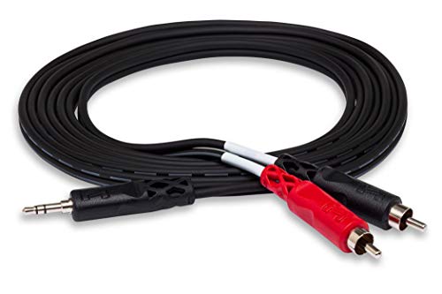 Hosa Cmr-206, Stereo Breakout, 3.5 Mm Trs To Dual Rca, 6 Ft