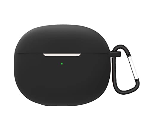 Giopuey Cilicone Case Per Xiaomi Buds 3, Xiaomi Buds 3 Custodia, Ultrasottile, Resistente Ai Graffi, Xiaomi Buds 3 Cover - Nero