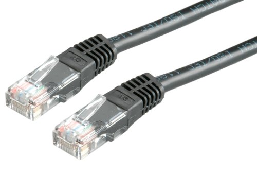 Value Utp Patch Cord Cat.6, Black 3 M Nero Cavo Di Rete