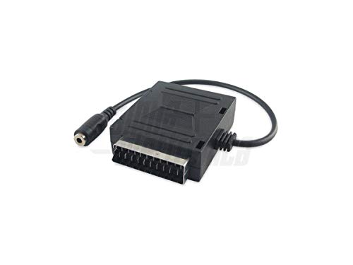 Adattatore Da Spina Scart A Presa Scart, Presa Jack Ø3,5Mm Stereo