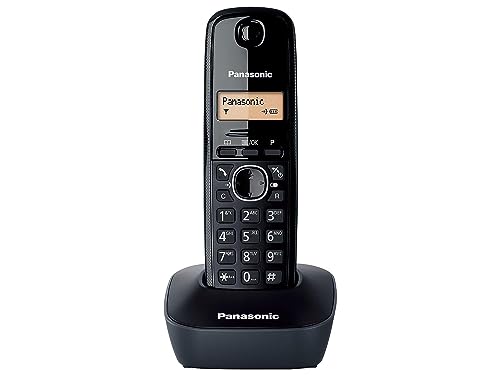 Panasonic Kx-Tg1611Sph Telefono Cordless, Colore Nero [Versione Spagnola]