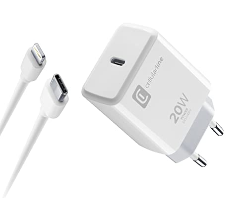 Cellularline Usb-C Charger Kit 20W - Usb-C To Lightning - Ipad (2020)