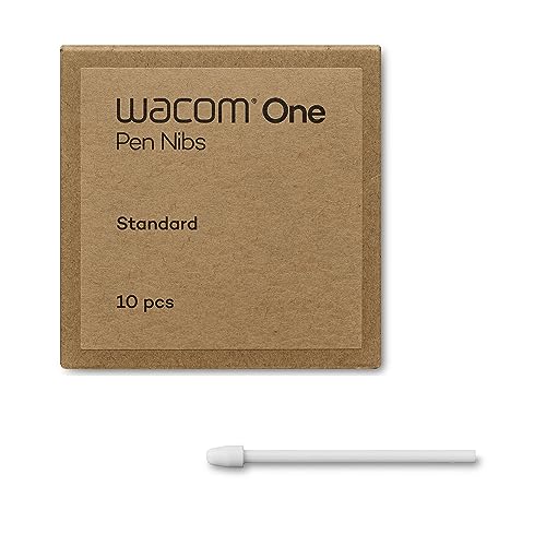 Wacom Punte Standard Per Penna One, Parti Di Ricambio Per Display Interattivi One E Tavolette Con Penna One, 10 Pezzi