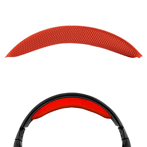 Logitech G430, G930 Mesh Headphones Replacement Headband/Rubber Cushion Pad Repair Parts (Red)