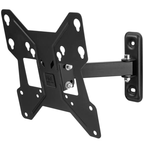 One For All Wm2241 Supporto Da Parete Per Tv - Montaggio A Muro Girevole 90° E Inclinabile 15° - Dimensioni Schermo 13-40 Pollici - Per Tutti I Tipi D