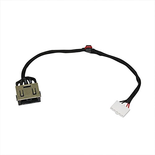 Gintai Dc Power Jack Cable Harness Per Lenovo Ideapad 300-15Isk 300-15Ibr 300-14Ibr 300-14Isk 300-14Isk 300-17Isk Dc30100Lg00 90205113 Dc30100Lf00 Con