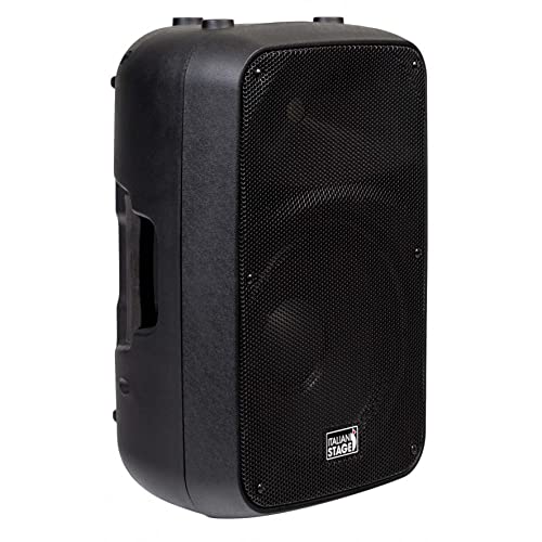 Proel Italian Stage Is Spx10A - Diffusore Cassa Attiva Bi-Amplificata Da 300W Di Picco E Cono Da 10", Per Feste Karaoke Eventi, Nero (Is Spx10A)