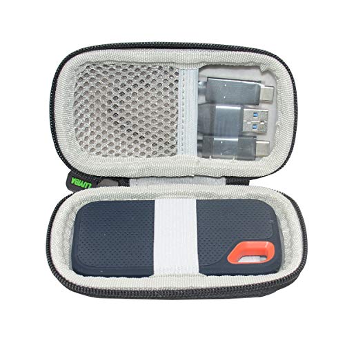 Luyiba Duro Viaggio Caso Borsa Copertina Per Sandisk Extreme Portable Ssd 250Gb / 500Gb / 1Tb / 2Tb