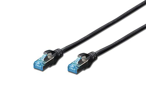Assmann Electronic 2M Cat5E Sf/Utp Cavo Di Rete Sf/Utp (S-Ftp) Nero, Cat-5E - 2 M, Cavo Patch - Sf-Utp - Pvc - Cca