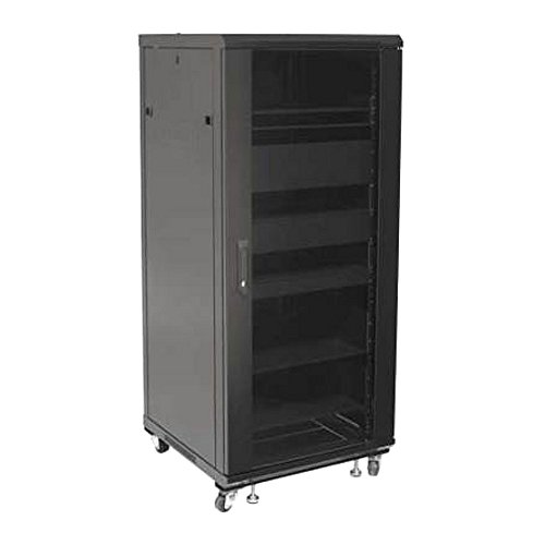 Techly Professional 026548 Armadio Rack 19" 600X600 27U Per Audio Video Nero Nero