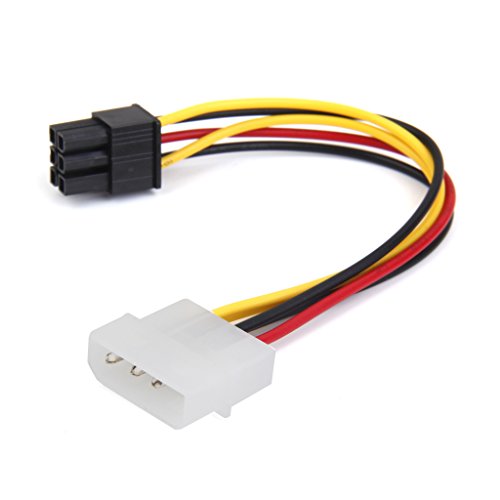 Desconocido 4-Pin Molex Maschio A 6-Pin Femmina Pci-E Pci Express Cavo Adattatore Di Alimentazione