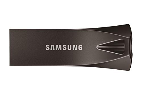 Samsung Memorie Muf 128Be4 Bar Plus Usb Flash Drive, Usb 3.1, 128 Gb, Type-A Fino A 300 Mb/S, Grigio Titanio