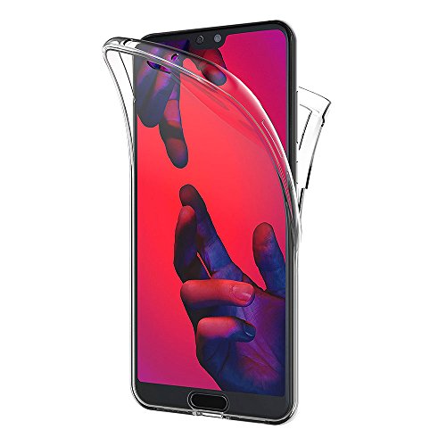 Aicek Cover Huawei P20 Pro, 360°Full Body Cover Huawei P20 Pro Silicone Case Molle Di Tpu Trasparente Sottile Custodia Per Huawei P20 Pro (6.1 Pollici
