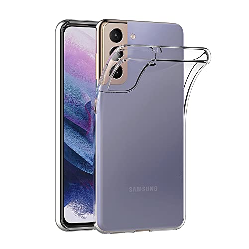Aicek Cover Compatible Samsung Galaxy S21 5G, Cover Samsung S21 5G Silicone Case Molle Di Tpu Trasparente Sottile Custodia Per Galaxy S21 5G (6.2 Poll