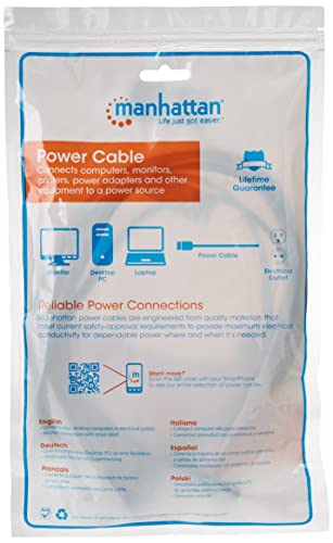 Manhattan Icoc 02-Nc-It3 - Cavo Alimentazione C7 A Italiana 3,0 M Nero