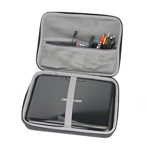 Co2Crea Duro Viaggio Caso Custodia Copertina Per Dbpower 10.5'' Lettore Dvd Portatile(Travel Case)