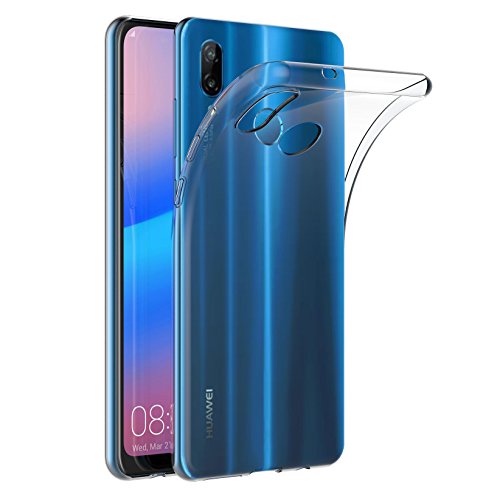 Aicek Cover Huawei P20 Lite, Cover Huawei P20 Lite Silicone Case Molle Di Tpu Trasparente Sottile Custodia Per Huawei P20 Lite (5,84 Pollici)