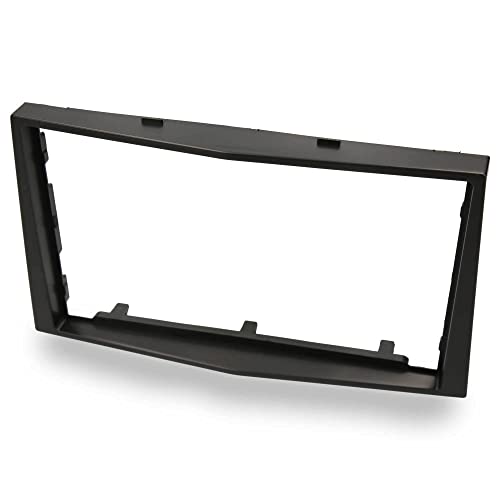 Audioproject A371 - Copri Radio Doppio Din Compatibile Con Opel Corsa D Astra H Zafira B 2-Din Auto-Radio Cache Nero