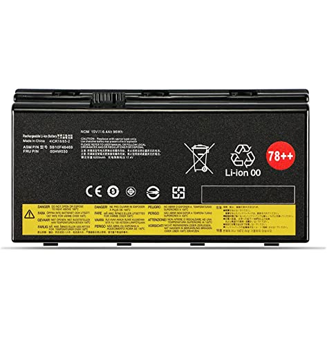 78++ 78+ 00Hw030 Sb10F46468 01Av451 4X50K14092 5B10W13950 Batteria Portatile Compatibile Con Lenovo Thinkpad P70 20Er 20Es Thinkpad P71 20Hk Series(15