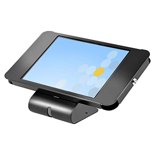 Startech.Com Supporto Antifurto Tablet - Stand Universale Per Tablet Fino A 10.5" - Serratura E K-Slot - Installazione Su Tavolo/Vesa/Muro - Stand Ant