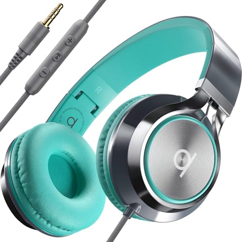 Artix® Cuffie Con Filo E Microfono, Auricolari Con Cancellazione Rumore Bilanciata, Cuffie Con Jack 3.5 Mm Per Pc, Cellulare E Tablet, Headphones Con