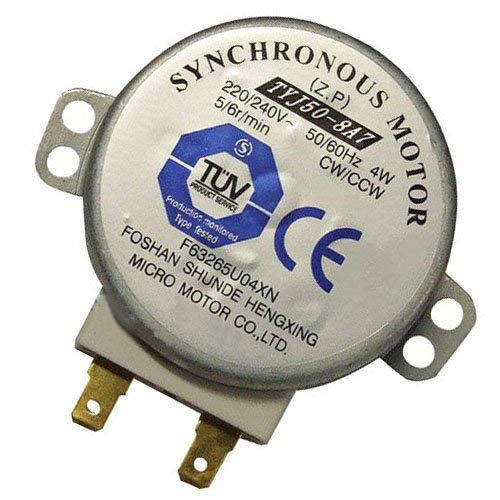 Zkeeshop Tyj508A7 Microwave Oven Tyj50-8A7 4W 5/6 Rpm 11Mm Synchronous Motor Spindle Turntable Motor