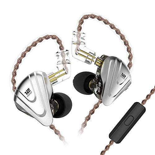 Kz Zsx 5Ba + 1Dd 6 Driver Hi-Fi Ibridi In-Ear Ibridi Con Frontalino In Lega Di Zinco, Cavo Rimovibile A 2 Pin Da 0,75 Mm