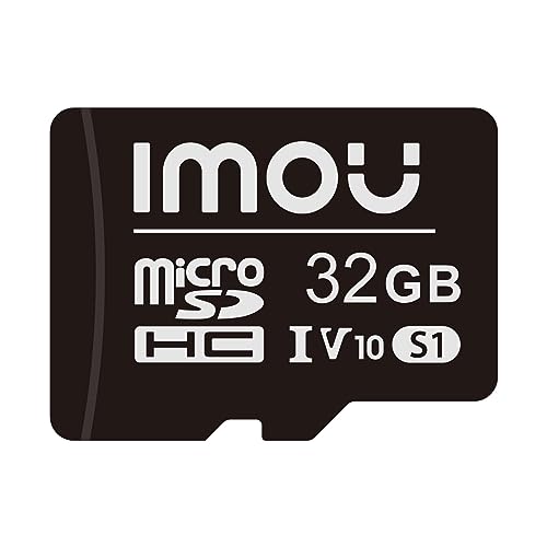 Imou Scheda Di Memoria Microsd Hc 32 Gb, Fino A 95/25 Mb/Sec, Classe 10-U1, Uhs-I, Micro Sd Card Per Telefono, Videocamera, Switch, Tablet