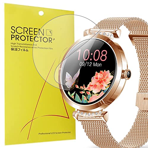 Onetuo - Pellicola Protettiva Compatibile Con Smartwatch Voigoo Da Donna Da 1,09 Pollici, Hd Trasparente, Flessibile, Senza Bolle, Compatibile Con Cus