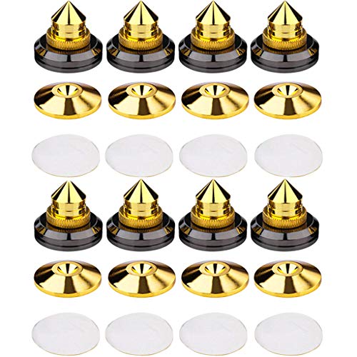 8 Pezzi Speaker Spikes, Supporto Anti-Vibrazione Per Cd Audio, Subwoofer, Giradischi