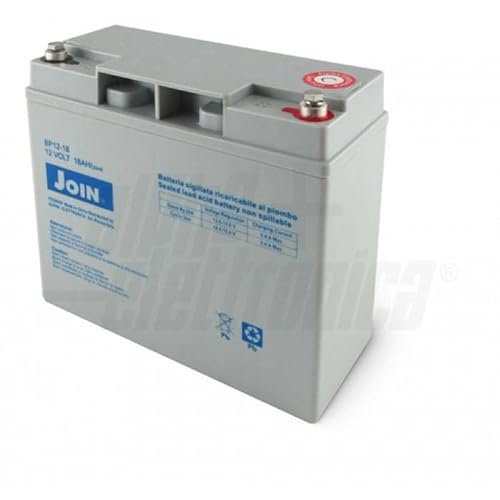 Batteria Al Piombo 12V 18Ah - Agm Bp12-18 Alpha Elettronica