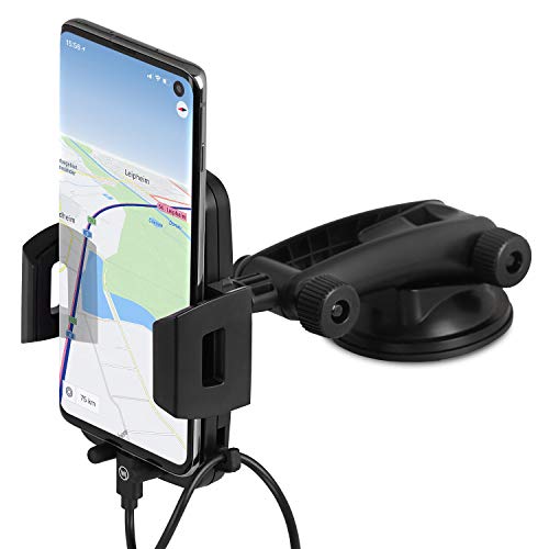 Wicked Chili Porta Cellulare Porta Cellulare Da Auto Compatibile Con Samsung Galaxy S20 Ultra, S10, A51, A51, A71 Porta Auto Porta Smartphone Porta Cr
