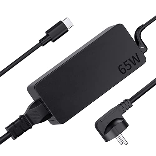 65W Usb-C Caricatore Per Lenovo Thinkpad T480 T480S T490 T490S T495 T495S T580 T580S T590, X280 X380 X390 X395, Thinkpad Yoga C740 C930 C940, E485 E58