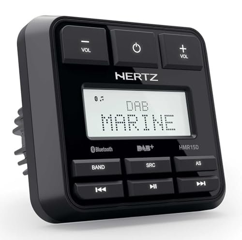 Hertz Hmr 15 D Autoradio Sorgente Nautica Con Tuner Dab+ E Bluetooth 5.0 Usb