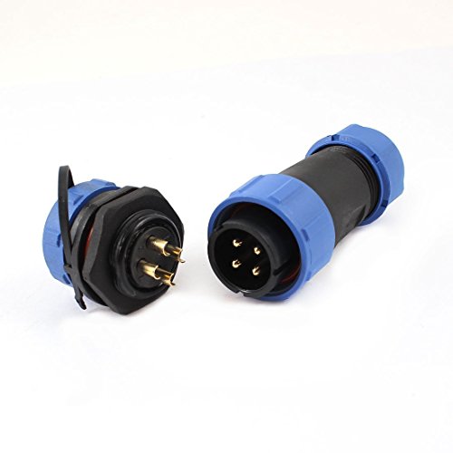 Presa Per Aviazione, Sp21 Ip68 A 4 Pin, Impermeabile, Connettore Per Cavo Per Aviazione, Spina E Presa