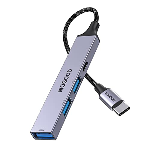 Adattatore Multiport Mogood Usb C Hub, Adattatore Usb C Con Pd 60W, Porte 3Usb 2.0, Adattatore Multiport Da Usb C A Usb Compatibile Con Macbook Pro Ip