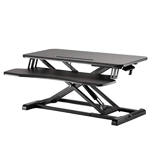 Ewent Ew1545 Supporto Monitor Pc, Con Base Per Sollevare La Tastiera, Per Uso Domestico E D'Ufficio, 80 X 61,5 X 50,5 Cm Con Altezza Regolabile 10/ 15