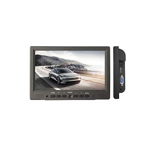 Alcapower Monitor Lcd A Colori 7" - (Hdmi, Vga, Video Composito, Audio) (220 V - 12/24V) 970025