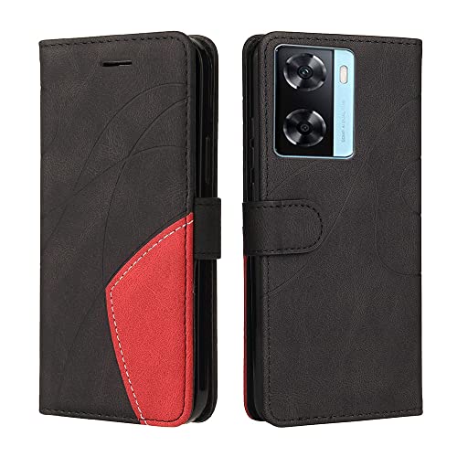 Xinni Cover Protettiva Per Oppo A57 4G 2022(Oppo A57S) Case, Retrò Cellulare Custodia Libro Antiurto In Flip Pelle Pu/Tpu, Portafoglio Flip Magnetica,