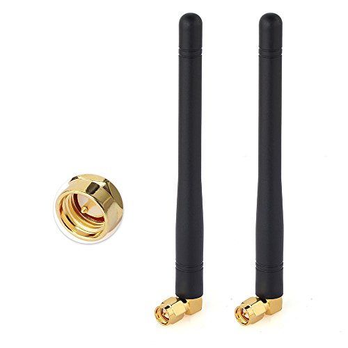 Eightwood 433Mhz Antenna Gsm Antenna Connettore Sma Verticale Omni Direzionale Nfc Rfid Antenna 2Pcs Per Wireless Homematic Ccu2 Cc1101 Ham Radio